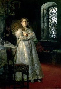 Tsarevna Sophia Alexeevna (1657-1704) في دير Novodevitchy ، 1879